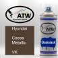 Preview: Hyundai, Cocoa Metallic, VK: 400ml Sprühdose, von ATW Autoteile West.
